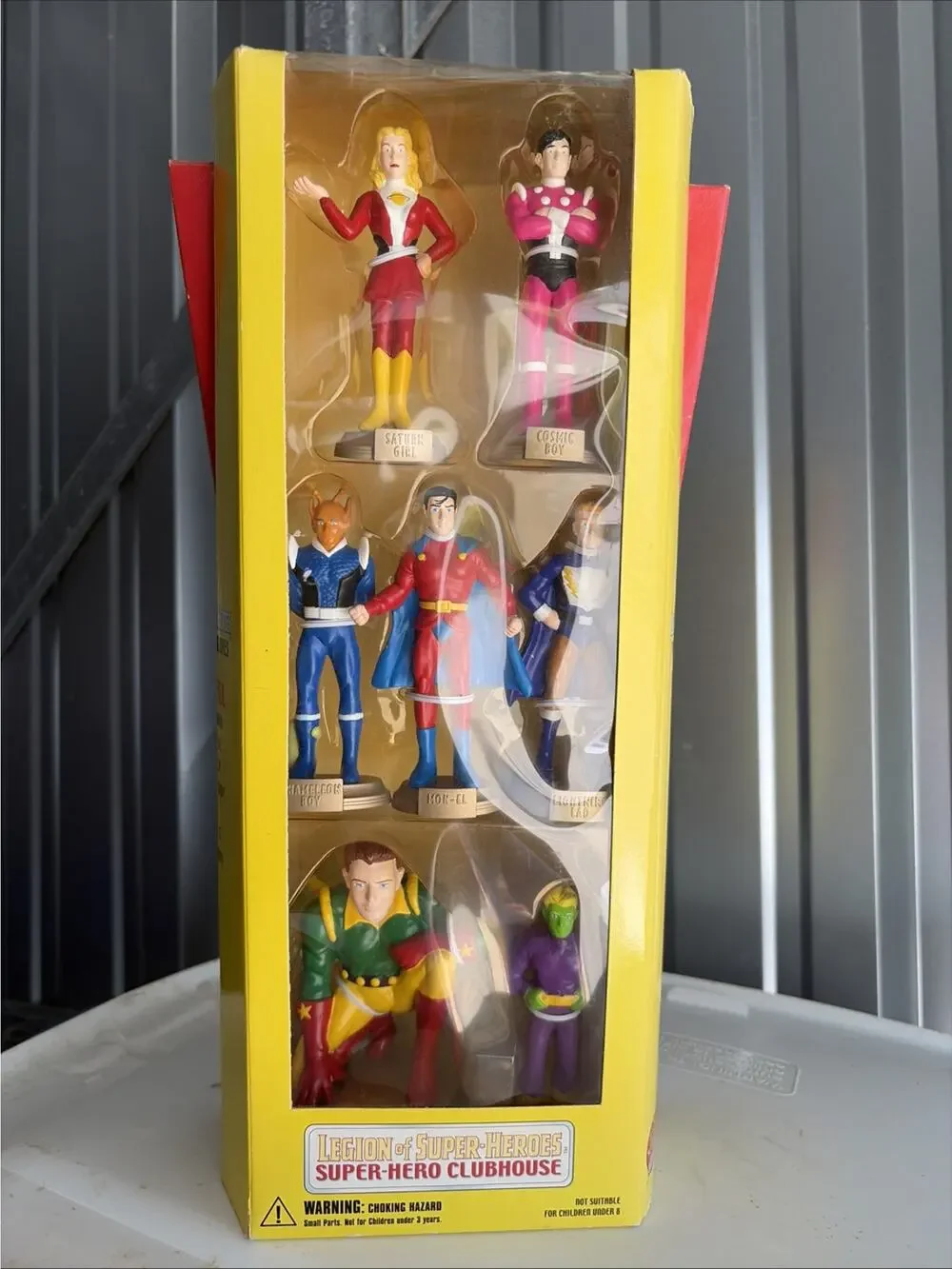 DC Direct 1999 Legion of Super Heroes ClubHouse Roll Call PVC Set 7-Figures New
